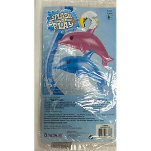 Bestway Splash and Play One Inflatable Dolphin 24" for pool or Decoration